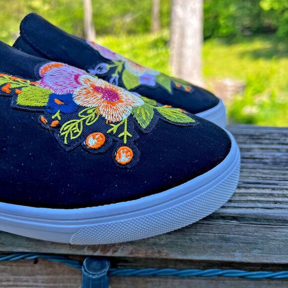 Steven by Steve Madden Natural Confort Natun Slip-On Embroidered Mules Size 8 - Picture 6 of 16